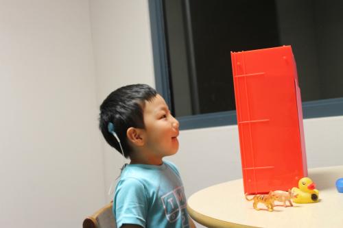 Child with CI in Therapy